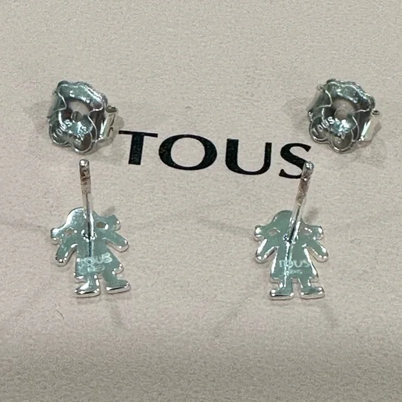 NWOT TOUS Sweet Doll Girl Pendant Necklace and Earrings - Picture 4 of 9